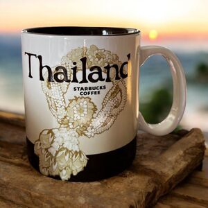 Starbucks Thailand Global Icon Mug 16 oz Coffee Cup Collector Series 2017 EUC